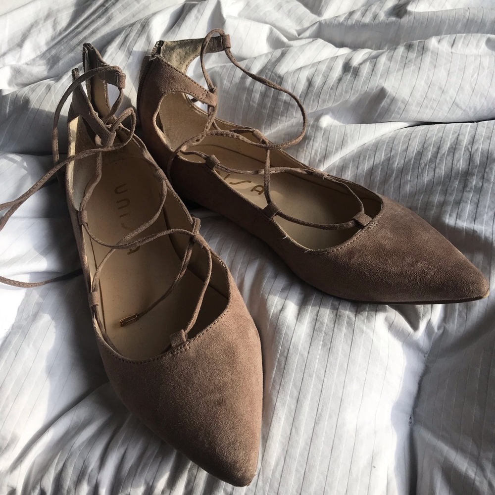 Unisa Lace Up Flats